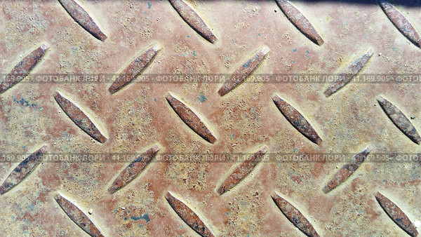 A chemically simple substance or alloy with a special sheen, ductility, good thermal conductivity and electrical conductivity. A metal bridge or step with a convex pattern against slipping shoes. Стоковое фото, фотограф Юлия Петровская / Фотобанк Лори