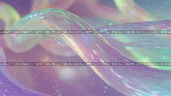 A long, thin, multi-colored tube. Стоковое AI-видео, аниматор Виктория Кольцова / Фотобанк Лори
