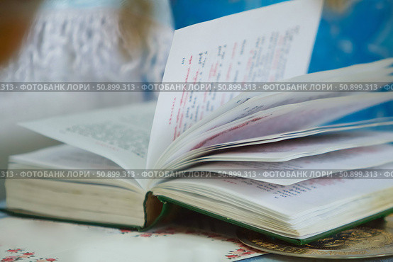 A priest holding a Bible. Стоковое фото, фотограф Наталия Кирсанова / Фотобанк Лори