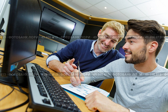 a student is gaining knowledge. Стоковое фото, агентство Ingram Publishing / Фотобанк Лори