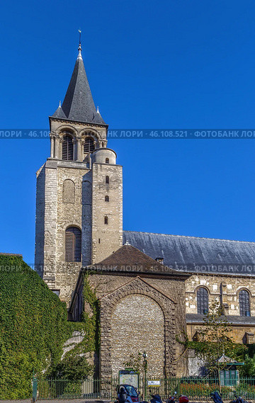Abbey of Saint-Germain-des-Pres, Paris (2016 год). Стоковое фото, фотограф Boris Breytman / Фотобанк Лори