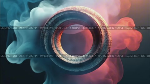 Abstract Background Moving Spiral cosmic black hole galaxy. AI Generative. Стоковое AI-видео, аниматор Spirit River / Фотобанк Лори