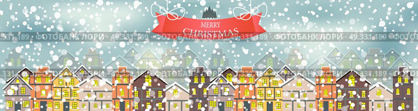 Abstract Christmas and New Year with Fabulous Houses Background. Vector Illustration. EPS10. Abstract Christmas and New Year with Fabulous Houses Background. Стоковая иллюстрация, агентство Ingram Publishing / Фотобанк Лори