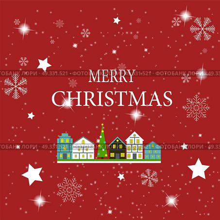 Abstract Christmas and New Year with Fabulous Houses Background. Vector Illustration. EPS10. Abstract Christmas and New Year with Fabulous Houses Background. Стоковая иллюстрация, агентство Ingram Publishing / Фотобанк Лори