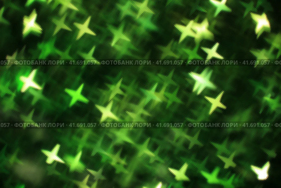 Abstract dark background with green stars and texture of embossed glass. Стоковое фото, фотограф Светлана Ильева (Иванова) / Фотобанк Лори
