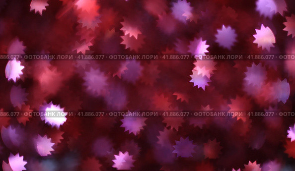 Abstract fuzzy background with lilac, pink and red multi-pointed stars. Стоковое фото, фотограф Светлана Ильева (Иванова) / Фотобанк Лори