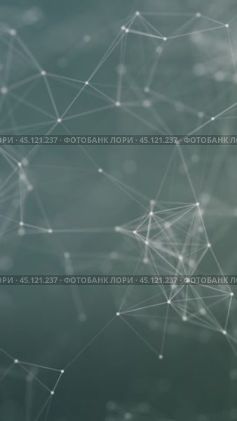 Abstract plexus network forming connections. Стоковое видео, видеограф Данил Руденко / Фотобанк Лори