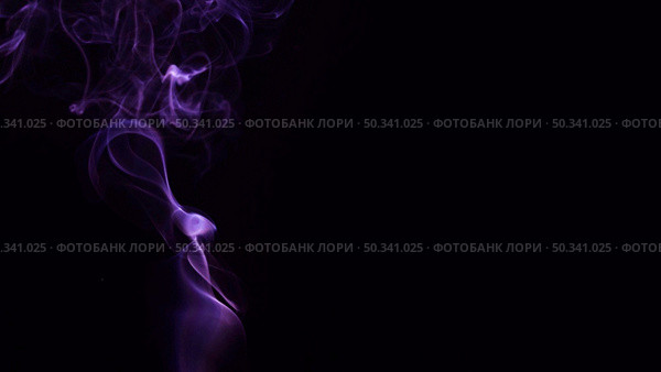 abstract purple smoke swirls black backdrop. Стоковое фото, агентство Ingram Publishing / Фотобанк Лори