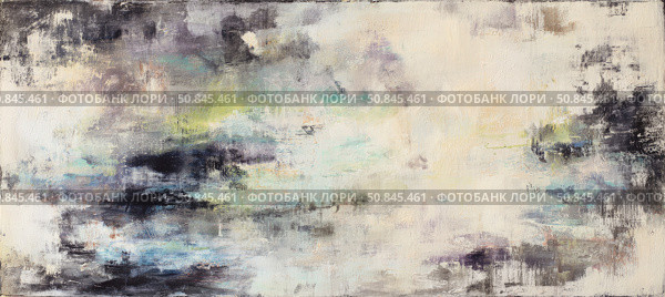 Abstract textured painting with soft pastel tones, dark brushstrokes, and expressive layering, evoking emotion and depth in contemporary art style. Стоковое AI-изображение, AI-художник Катерина Бондарец / Фотобанк Лори