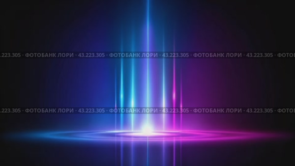 Абстрактный неоновый светящийся фон. Стоковое AI-видео, аниматор Виктория Кольцова / Фотобанк Лори