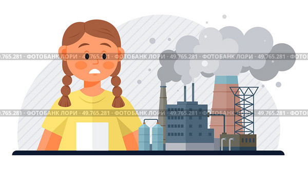 Air pollution vector illustration. Contamination is dark shadow cast by sinister hand air pollution The protective armor our ecological warriors is tested in face rampant air pollution. Air pollution. The protective armor our ecological warriors is tested in face rampant air pollution. Стоковая иллюстрация, агентство Ingram Publishing / Фотобанк Лори