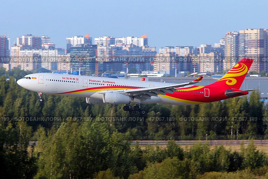 Airbus 330-300 авиакомпании Hainan Airlines (2024 год). Редакционное фото, фотограф Александр Тарасенков / Фотобанк Лори