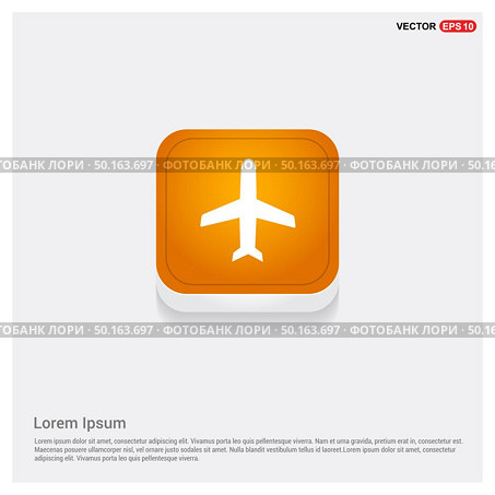 Airplane icon. Стоковая иллюстрация, агентство Ingram Publishing / Фотобанк Лори