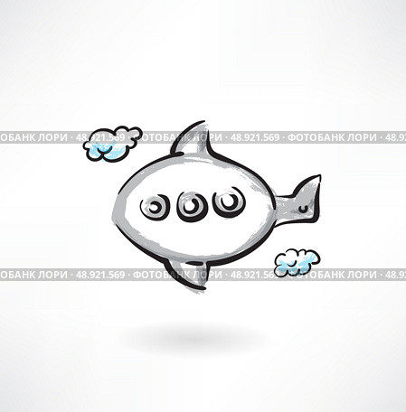 airship grunge icon. Стоковая иллюстрация, агентство Ingram Publishing / Фотобанк Лори