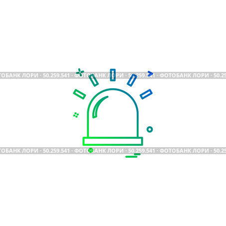 alarm flasher light red warning icon vector desige. Стоковая иллюстрация, агентство Ingram Publishing / Фотобанк Лори