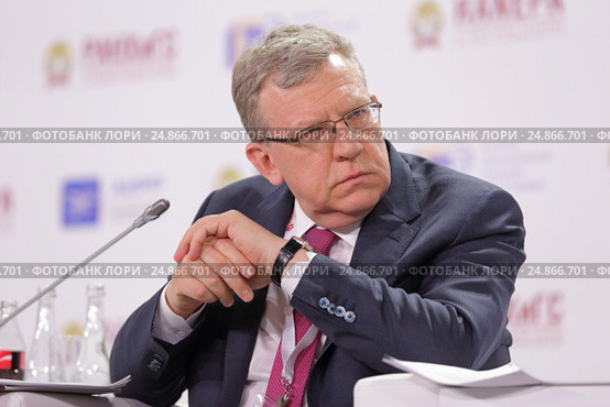 Алексей Кудрин - председатель "Комитета гражданских инициатив" на Гайдаровском форуме 2017. Редакционное фото, фотограф Игорь Долгов / Фотобанк Лори