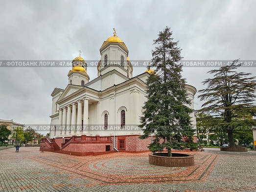 Alexander Nevsky Cathedral in Simferopol. Редакционное фото, фотограф Саблин Станислав / Фотобанк Лори