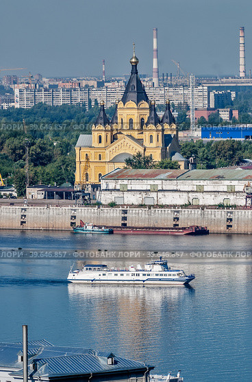 Alexander Nevsky Cathedral. Nizhny Novgorod (2009 год). Стоковое фото, фотограф Сергей Буторин / Фотобанк Лори