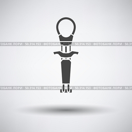 Alpinist Camalot Icon. Dark Gray on Gray Background With Round Shadow. Vector Illustration. Стоковая иллюстрация, агентство Ingram Publishing / Фотобанк Лори