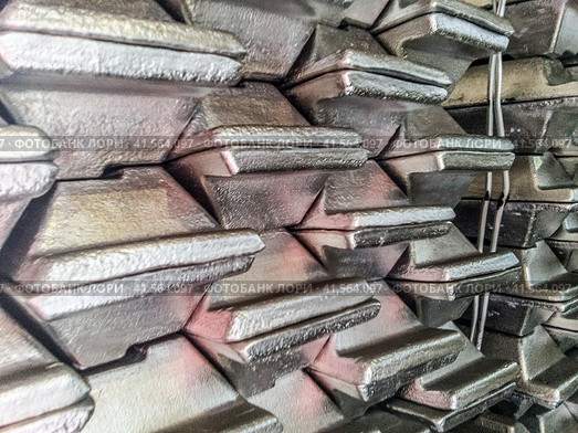 Aluminum ingots. Transportation of aluminum for export. Стоковое фото, фотограф Леонид Еремейчук / Фотобанк Лори