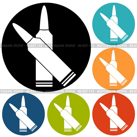 ammo weapon icon. Стоковая иллюстрация, агентство Ingram Publishing / Фотобанк Лори