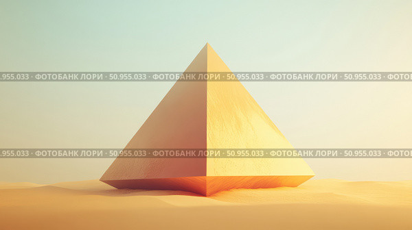 amplitude oscillating pyramid ai generated. Стоковое AI-изображение, AI-художник Vectorwin / Фотобанк Лори