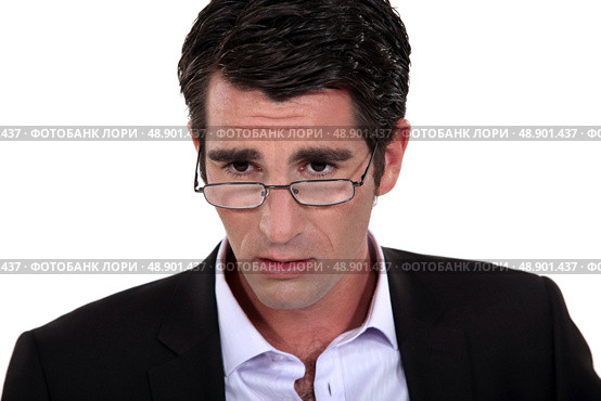 An anxious businessman. Стоковое фото, агентство Ingram Publishing / Фотобанк Лори