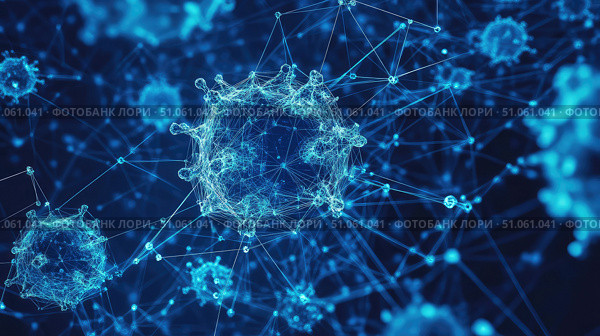 analysis data stream from epidemiology model ai generated. Стоковое AI-изображение, AI-художник Vectorwin / Фотобанк Лори