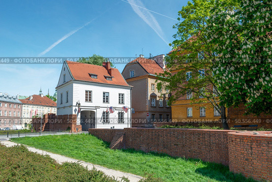 Ancient barbican fortress in the historical center of Warsaw. Стоковое фото, агентство Ingram Publishing / Фотобанк Лори
