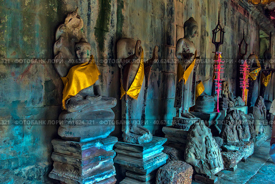 Angkor Wat Temple, Siem reap, Cambodia (2017 год). Редакционное фото, фотограф Анна Кривицкая / Фотобанк Лори