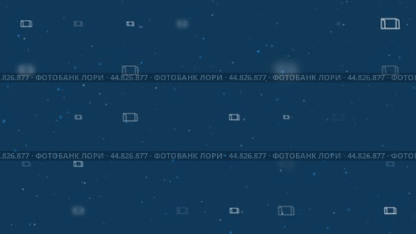 Анимация шаблона с равномерно расположенными символами футбольных ворот разного размера и непрозрачности. Анимация прозрачности и размера. Бесшовная закольцованная анимация в формате 4k на темно-синем фоне со звездами. Стоковое видео, видеограф Карпенко Алексей / Фотобанк Лори