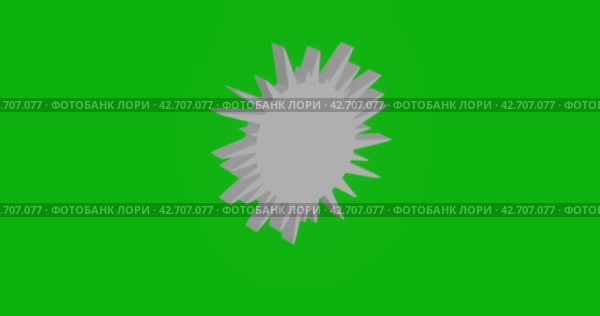 Анимация вращения символа белого морского ежа с тенью. Простое и сложное вращение. Плавная закольцованная анимация в формате 4k на зеленом фоне в цветовой гамме. Стоковая анимация, аниматор Карпенко Алексей / Фотобанк Лори