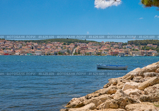 Argostoli sity on Kefalonia island. Стоковое фото, агентство Ingram Publishing / Фотобанк Лори