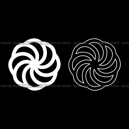 Armenian Arevakhach Neo paganism symbol sunny cross solar mythology Hetanism Armenian neo powder heathenism Eternity sign pumpkin set icon white color vector illustration image simple solid fill outline contour line thin flat style. Armenian Arevakhach Neo paganism symbol sunny cross solar mythology Hetanism Armenian neo powder heathenism Eternity sign pumpkin set icon white color vector illustration image solid fill outline contour line thin flat style. Стоковая иллюстрация, агентство Ingram Publishing / Фотобанк Лори