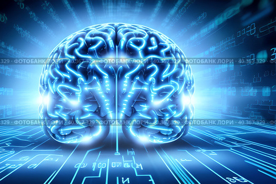 Artificial intelligence concepts. Стоковое AI-изображение, AI-художник Сергей Елизарьев / Фотобанк Лори