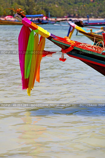 asia in the  kho tao bay isle white  beach    rocks  boat   thailand  and south china sea anchor. Стоковое фото, агентство Ingram Publishing / Фотобанк Лори