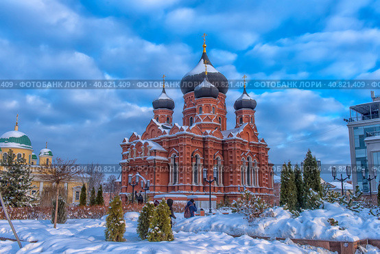 Assumption Monastery - the abolished female Orthodox monastery, located on the central square of Tula (2019 год). Редакционное фото, фотограф Анна Кривицкая / Фотобанк Лори
