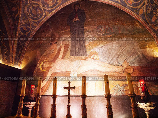 at the Church of the Holy Sepulchre. located near calvery. Стоковое фото, агентство Ingram Publishing / Фотобанк Лори