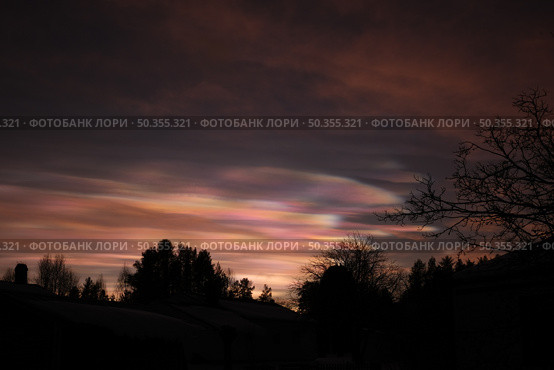 Atmospheric sky in Lulea, Swedish Lapland, Стоковое фото, фотограф Tamara Sushko / Фотобанк Лори