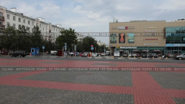 Балашиха панорама площади Славы (2021 год). Редакционное видео, видеограф Дмитрий Неумоин / Фотобанк Лори