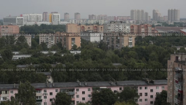 Балашиха стоп кадр жилых высотных домов (2021 год). Стоковое видео, видеограф Дмитрий Неумоин / Фотобанк Лори