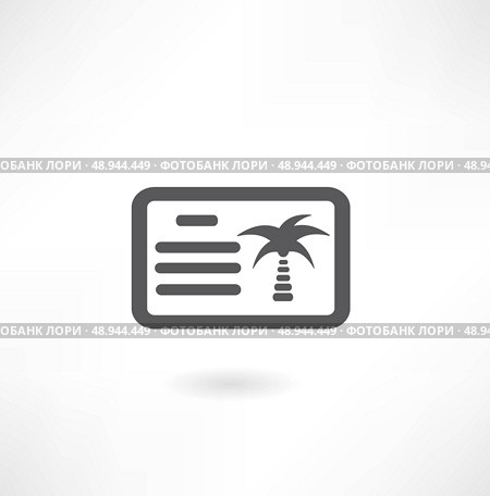 Bank credit cards - Vector icon isolated on white. Стоковая иллюстрация, агентство Ingram Publishing / Фотобанк Лори