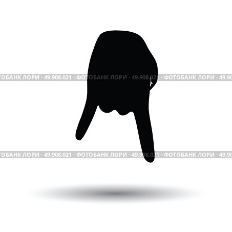 Baseball catcher gesture icon. White background with shadow design. Vector illustration. Стоковая иллюстрация, агентство Ingram Publishing / Фотобанк Лори