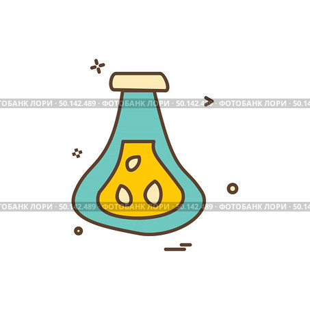 beaker flask icon vector design. Стоковая иллюстрация, агентство Ingram Publishing / Фотобанк Лори