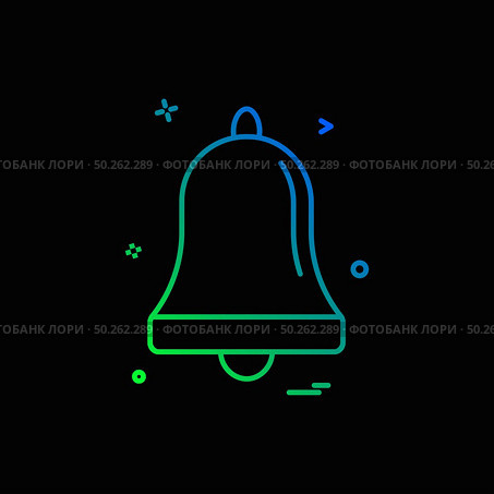 bell alarm ring icon vector design . Стоковая иллюстрация, агентство Ingram Publishing / Фотобанк Лори