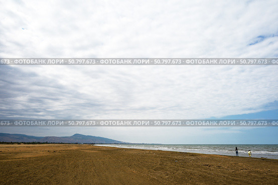 Берег Каспийского моря. Дагестан. Стоковое фото, фотограф Александр Тараканов / Фотобанк Лори