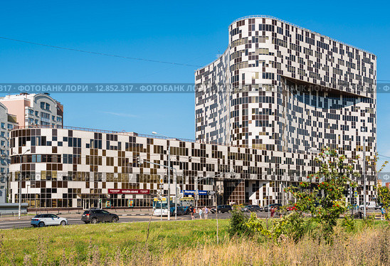 Бизнес центр "Линкор". Москва (2015 год). Редакционное фото, фотограф Владимир Князев / Фотобанк Лори