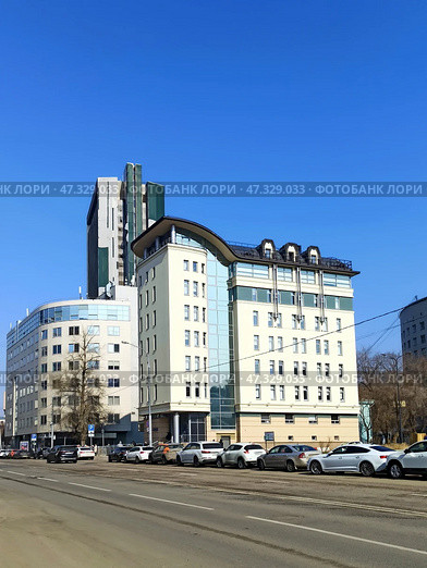 Бизнес центр  в Мещанском районе, улица Щепкина, 40с1 ,  город Москва . Россия. Редакционное фото, фотограф stargal / Фотобанк Лори