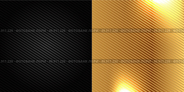 black and Golden carbon fiber kevlar texture background vector. Стоковая иллюстрация, агентство Ingram Publishing / Фотобанк Лори