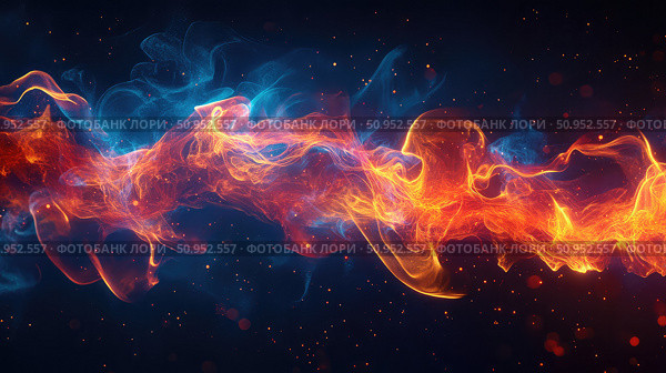 blaze merging fire ai generated. Стоковое AI-изображение, AI-художник Vectorwin / Фотобанк Лори